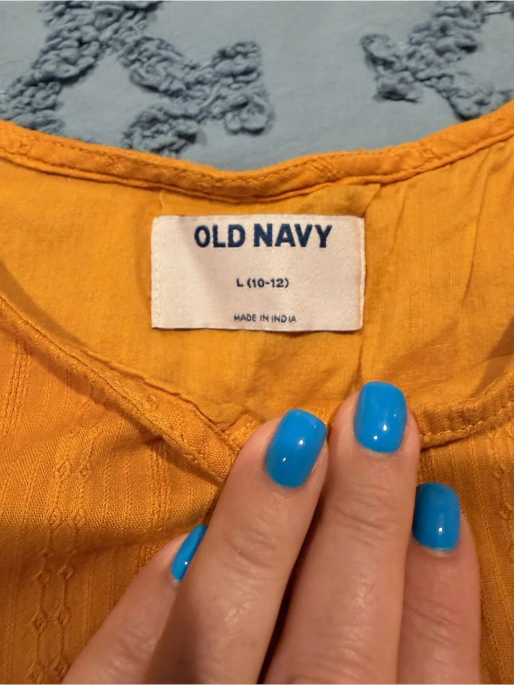 Old Navy Girls' Mustard Yellow Button-Front Tiered Dress